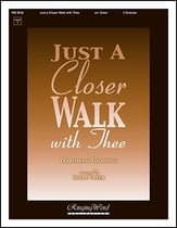 Just a Closer Walk with Thee Handbell sheet music cover